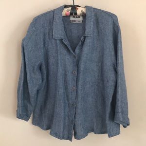 Flax linen top